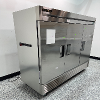 True Three Door Stainless Steel Refrigerator image 0